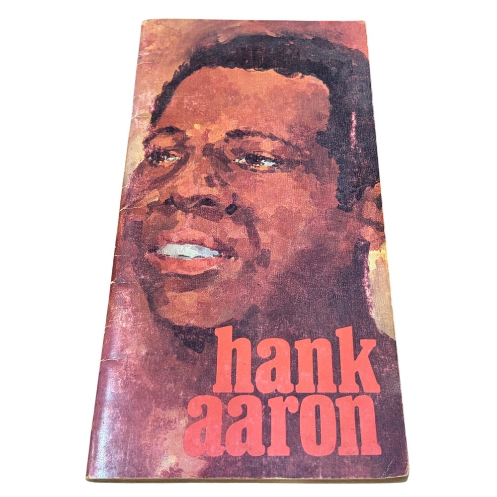 Vintage 1973 Hank Aaron Atlanta Braves Press Radio TV Guide Wayland Moore Cover